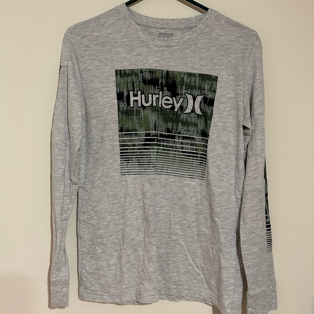 Hurley long sleeve shirts for kids size lg